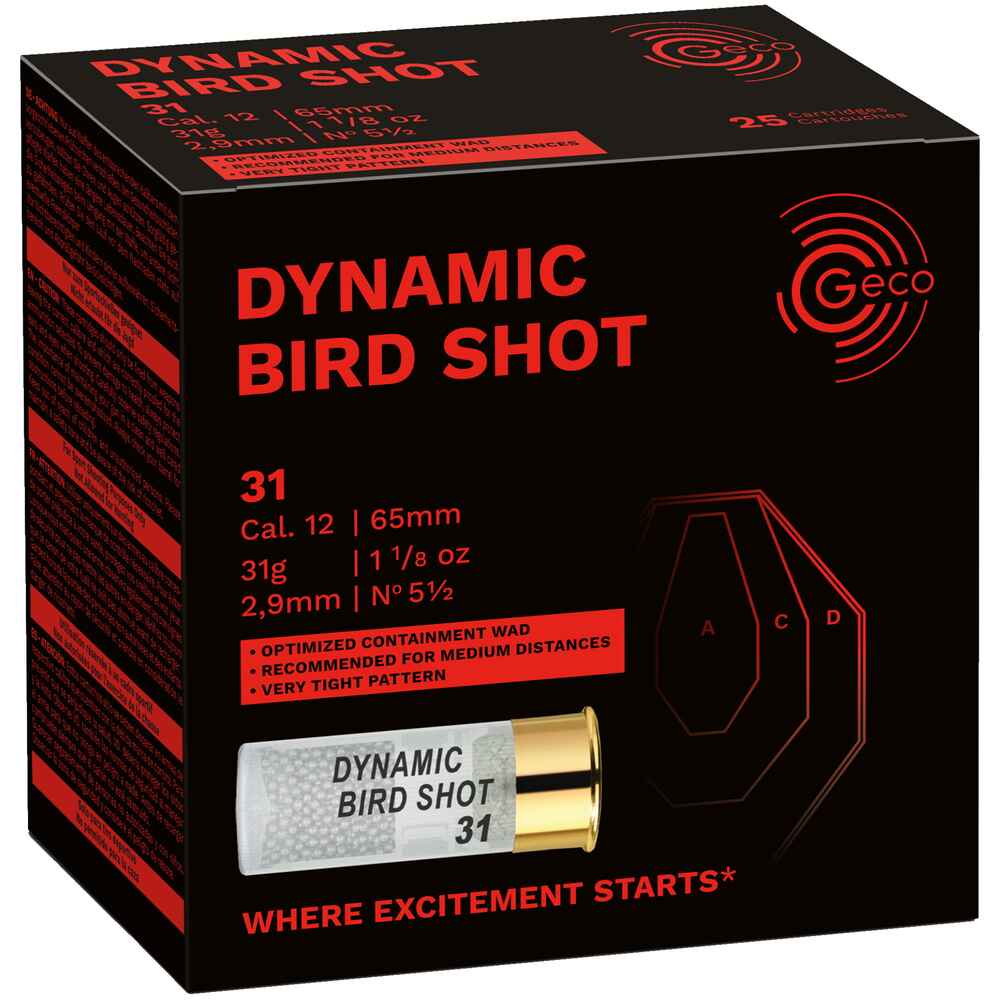 GECO 12/65 Dynamic Bird Shot 2,9mm