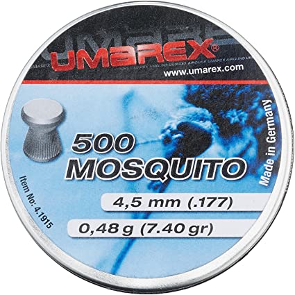 Umarex Mosquito Diabolos 4,5mm- 0,48g, flach, geriffelt