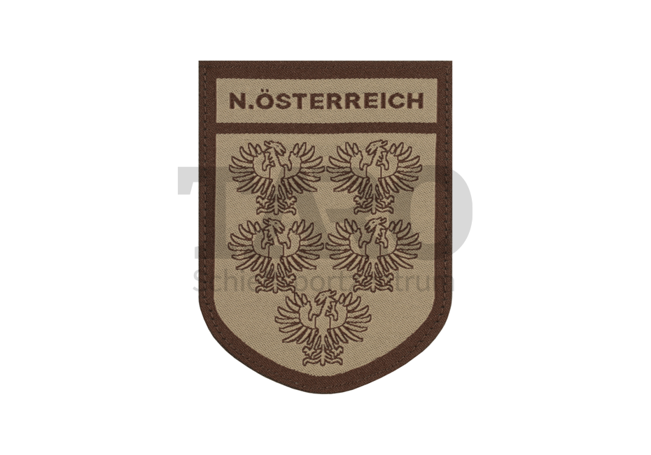 Niederösterreich Wappen Patch Desert Clawgear