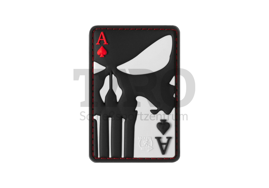 Rubber Patch Punisher Ace of Spades