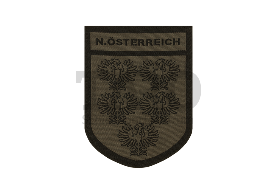 Niederösterreich Wappen Patch RAL7013 Clawgear
