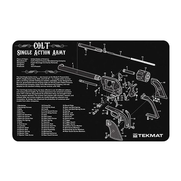 TEK MAT Gun Mat Colt Army Revolver