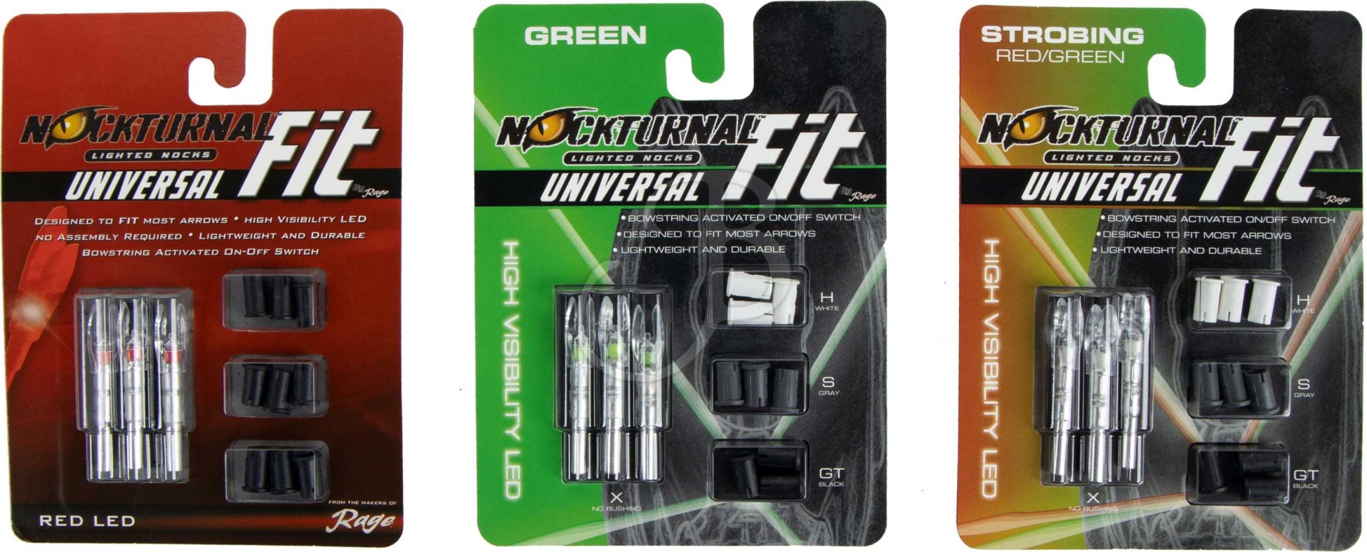 Nockturnal Universal-Nock strobing red/green 2x