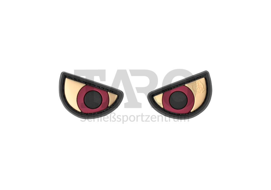 Rubber Patch Angry Eyes