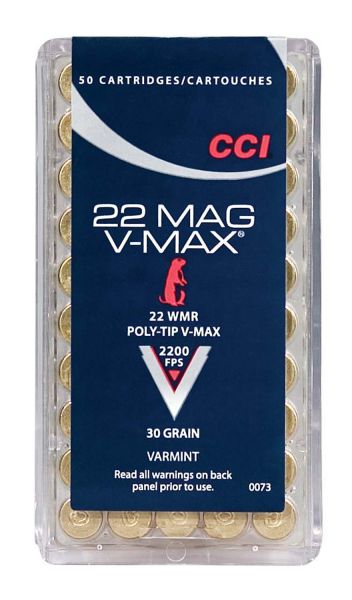 CCI .22 Win.Mag. 30gr V-MAX