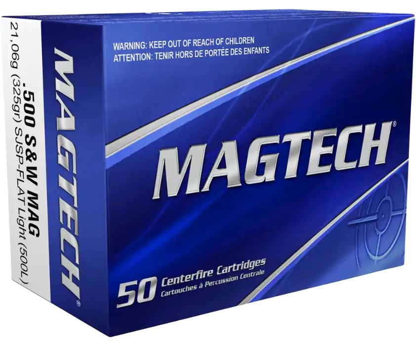 Magtech .500 S&W 325grs SJSP (500L) Light Loading
