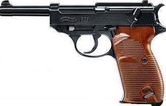 Umarex Walther P38 CO2 Pistole, Kal. 4,5mm, 20 Schuss, BB