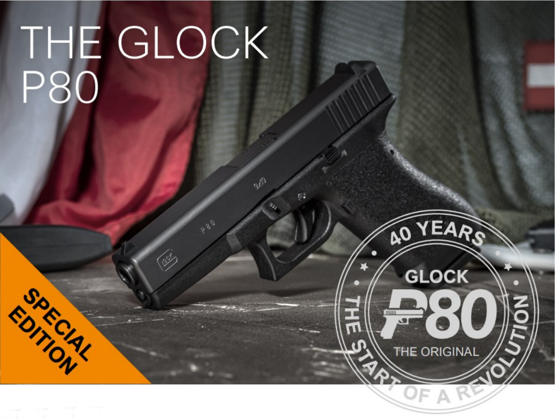 Glock P80 40 Jahre Sonderedition