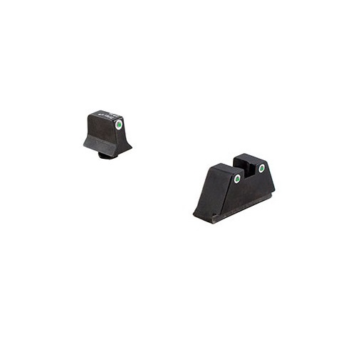 Trijicon N-Visierset Suppressor Sight für Glock 20-41; Grün/Grün
