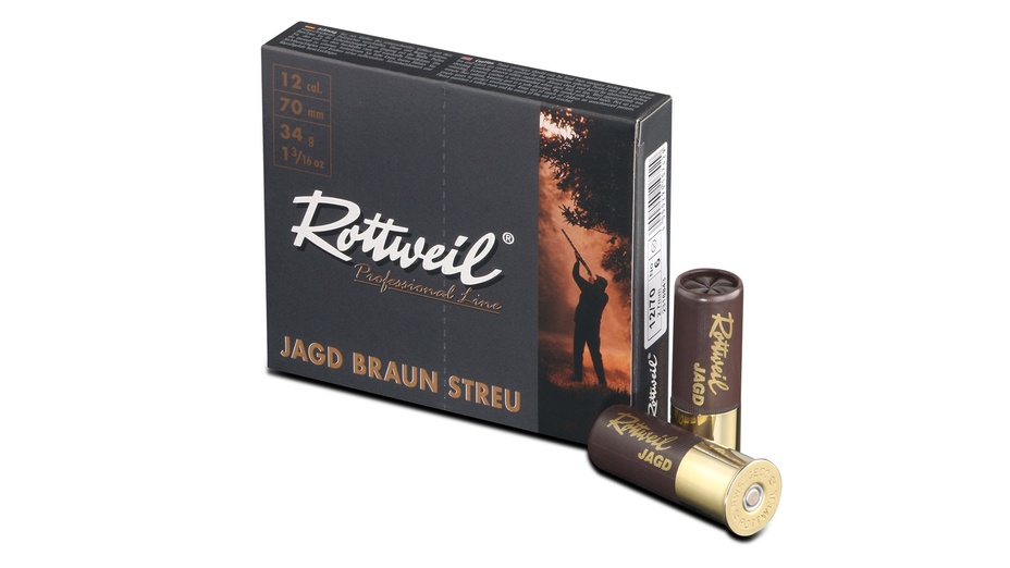 Rottweil 12/70 Jagd Braun Plastik Streu #6; 2,7mm