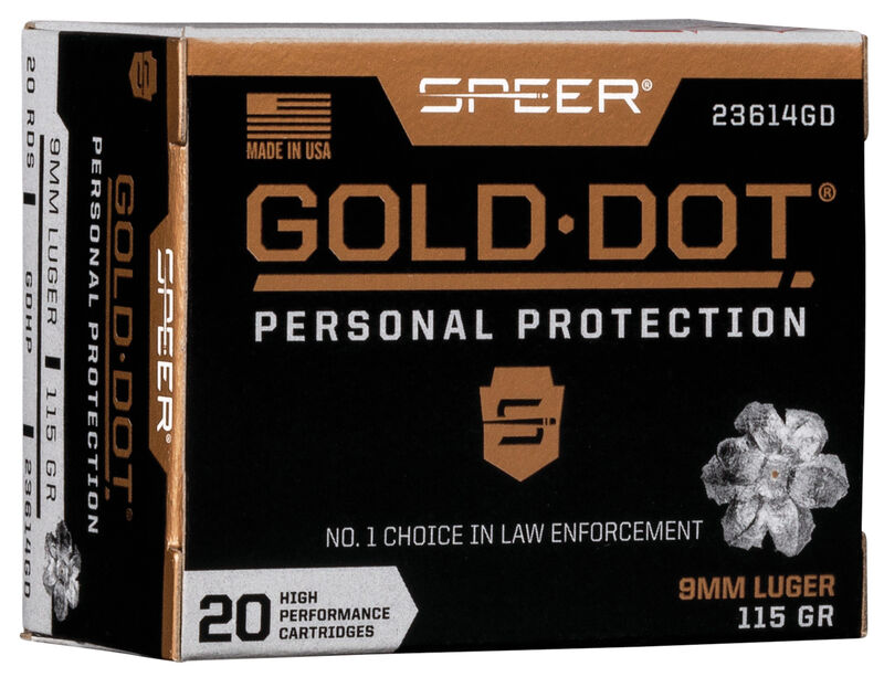 Speer Gold Dot 9 mm Personal Protection 115 gr.