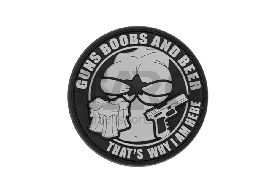 Rubber Patch Guns, Boobs & Beer JTG