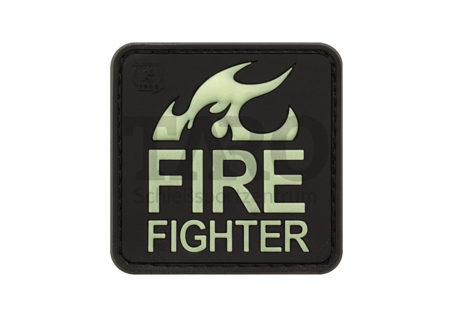 Rubber Patch Fire Fighter Glow in the Dark