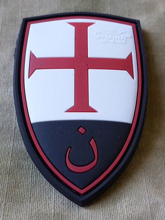 Crusader Shield Rubber Patch JTG