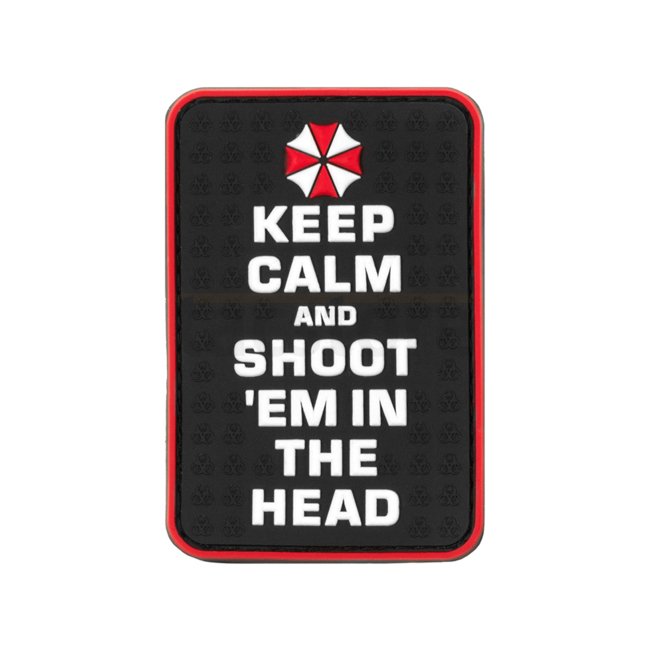 Keep Calm and Shoot Rubber Patch JTG
