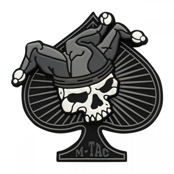Ace of Spades Rubber Patch White M-Tac