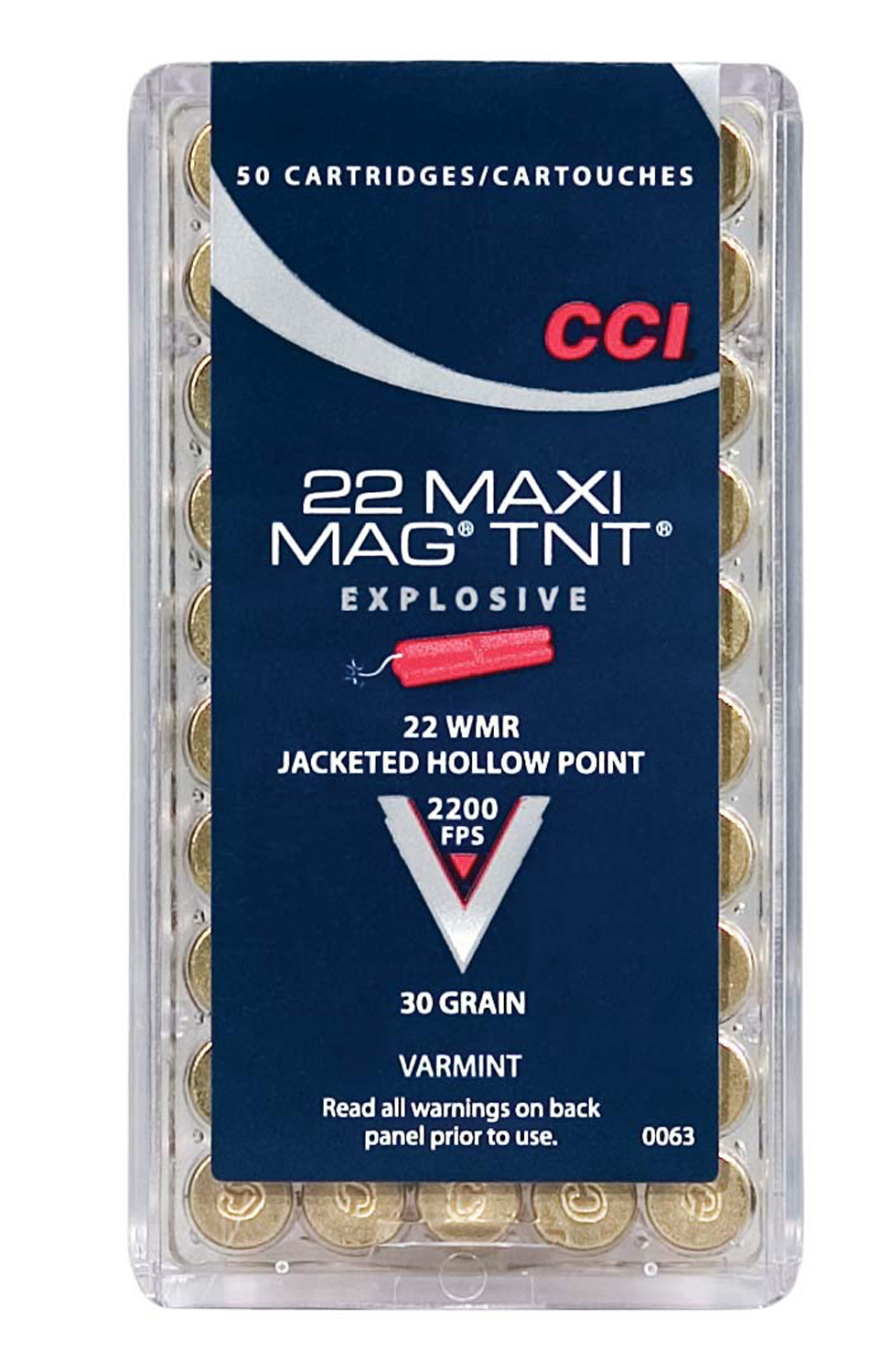 CCI .22 Win.Mag. Maxi Mag TNT 30gr JHP