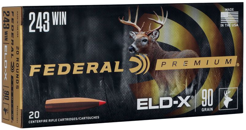 Federal Premium .243 Win. 5,8g ELD-X