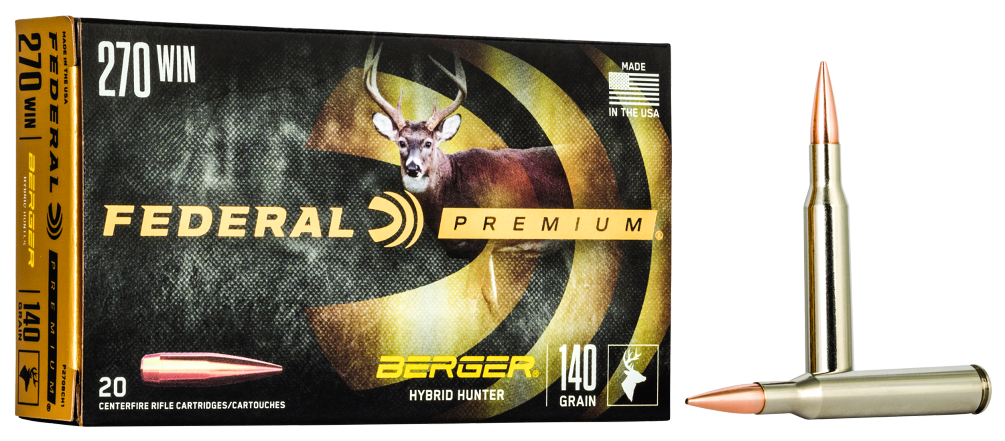 Federal Premium .270 Win. 9,1g Berger Hybrid Hunter