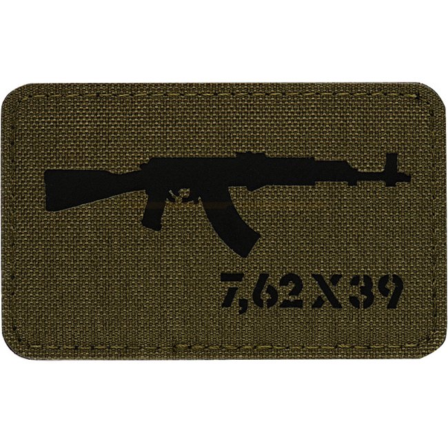 AK 7,62x39 Laser Cut Patch Ranger Green M-Tac