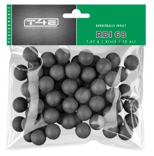 T4E Rubber Balls .68 50er, schwarz, 7,67 g