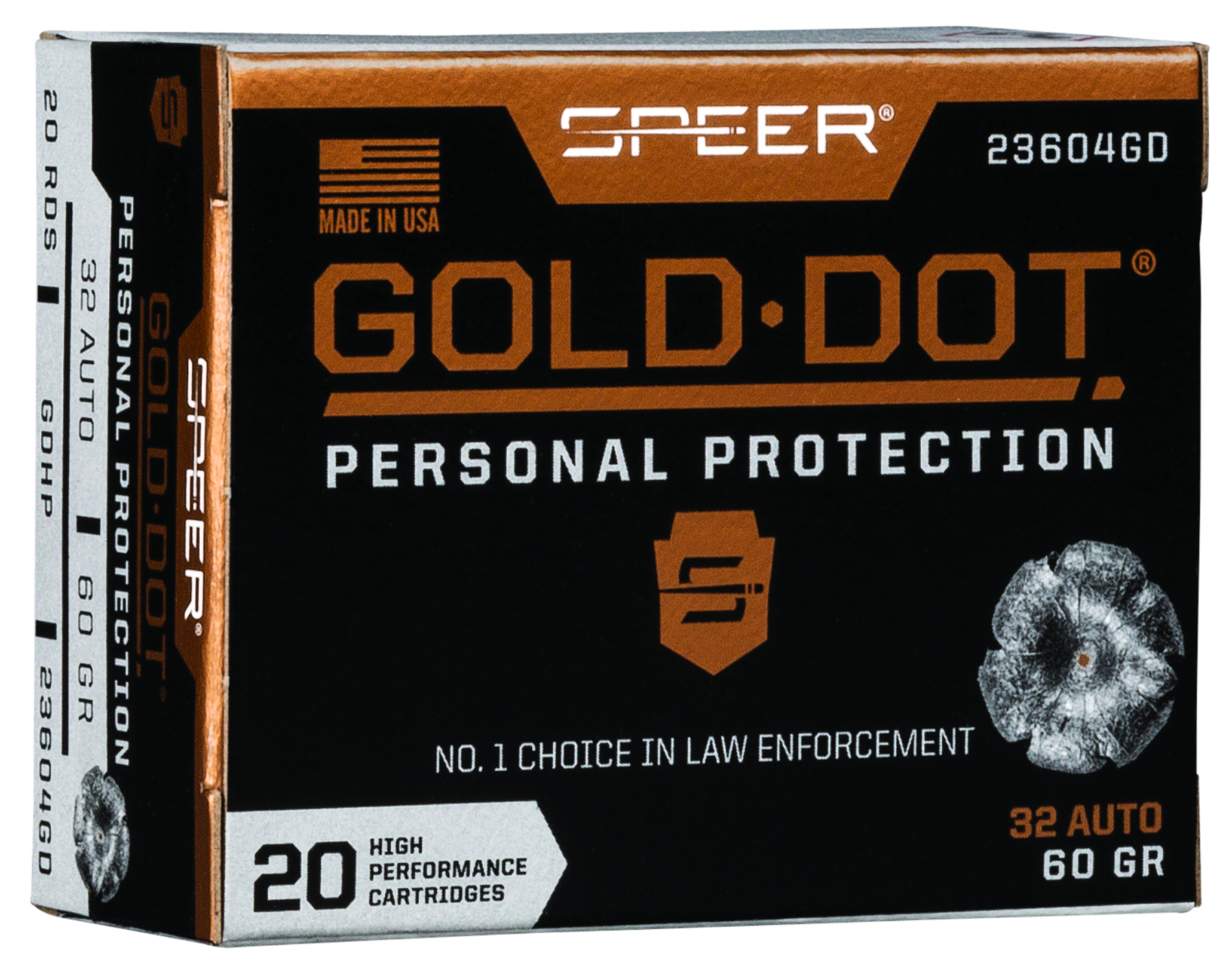 Speer Gold Dot .32 Auto Personal Protection 60 gr.