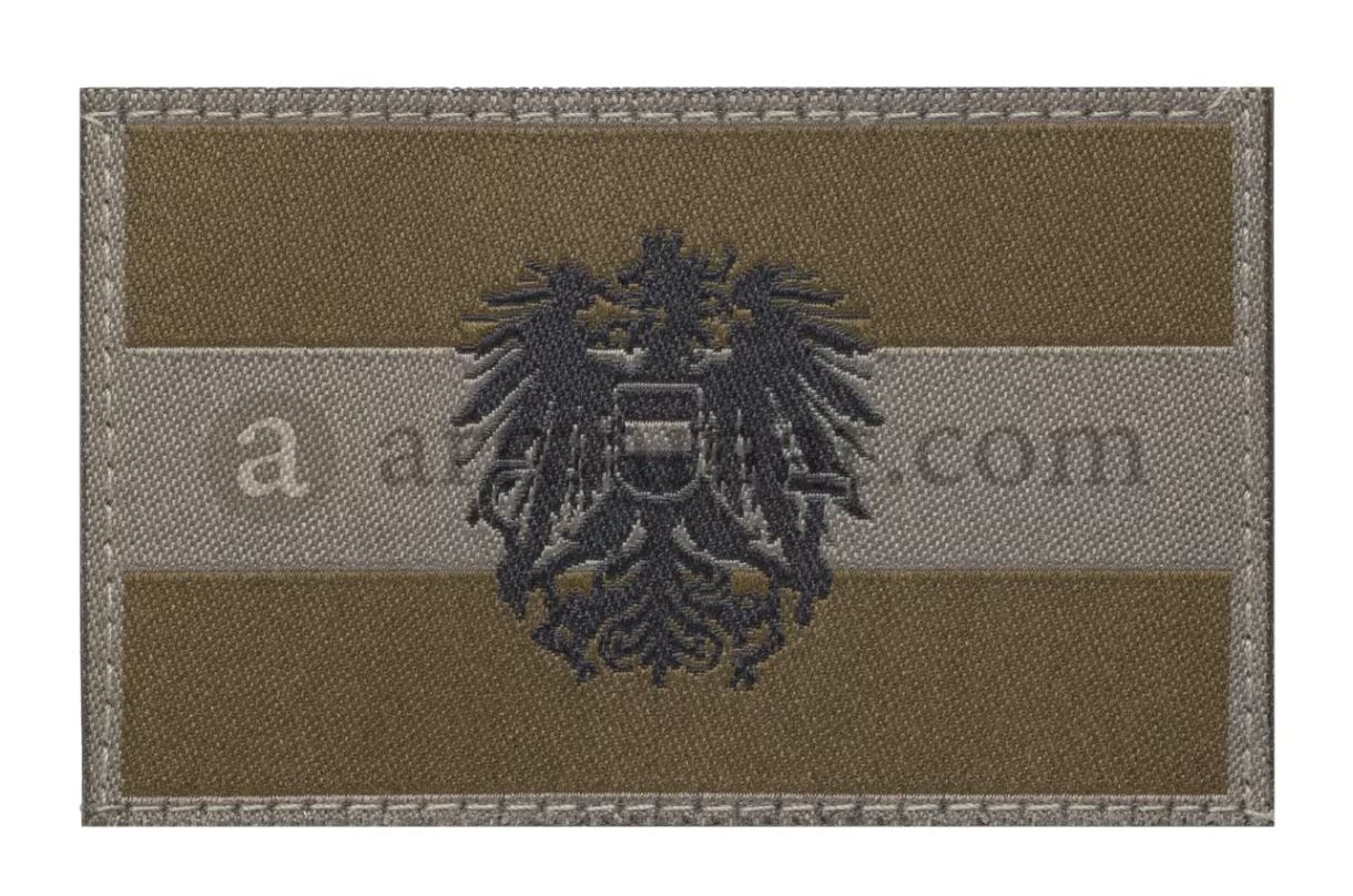 Austria Emblem Flag Patch RAL7013