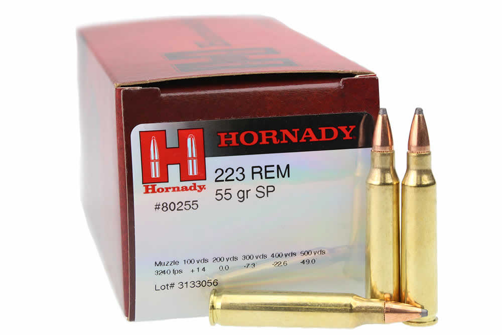 Hornady .223 Rem 55gr. SP Custom