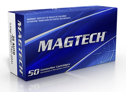 Magtech 6,35/.25Auto 50gr FMJ (25A)
