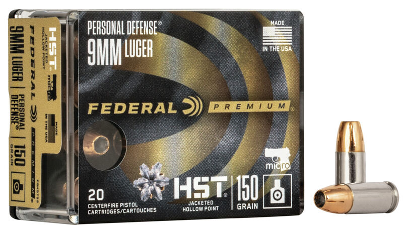 Federal 9x19 150gr. HST Micro JHP Personal Defense