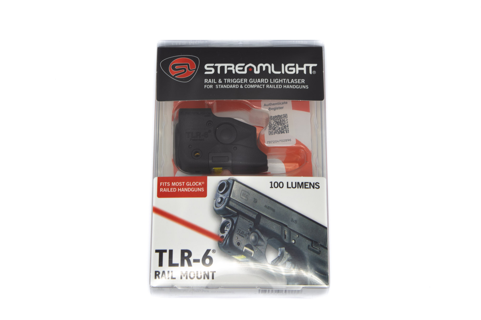 Streamlight Taktische LED Lampe TLR-6 Glock 17/19/21 mit Laser