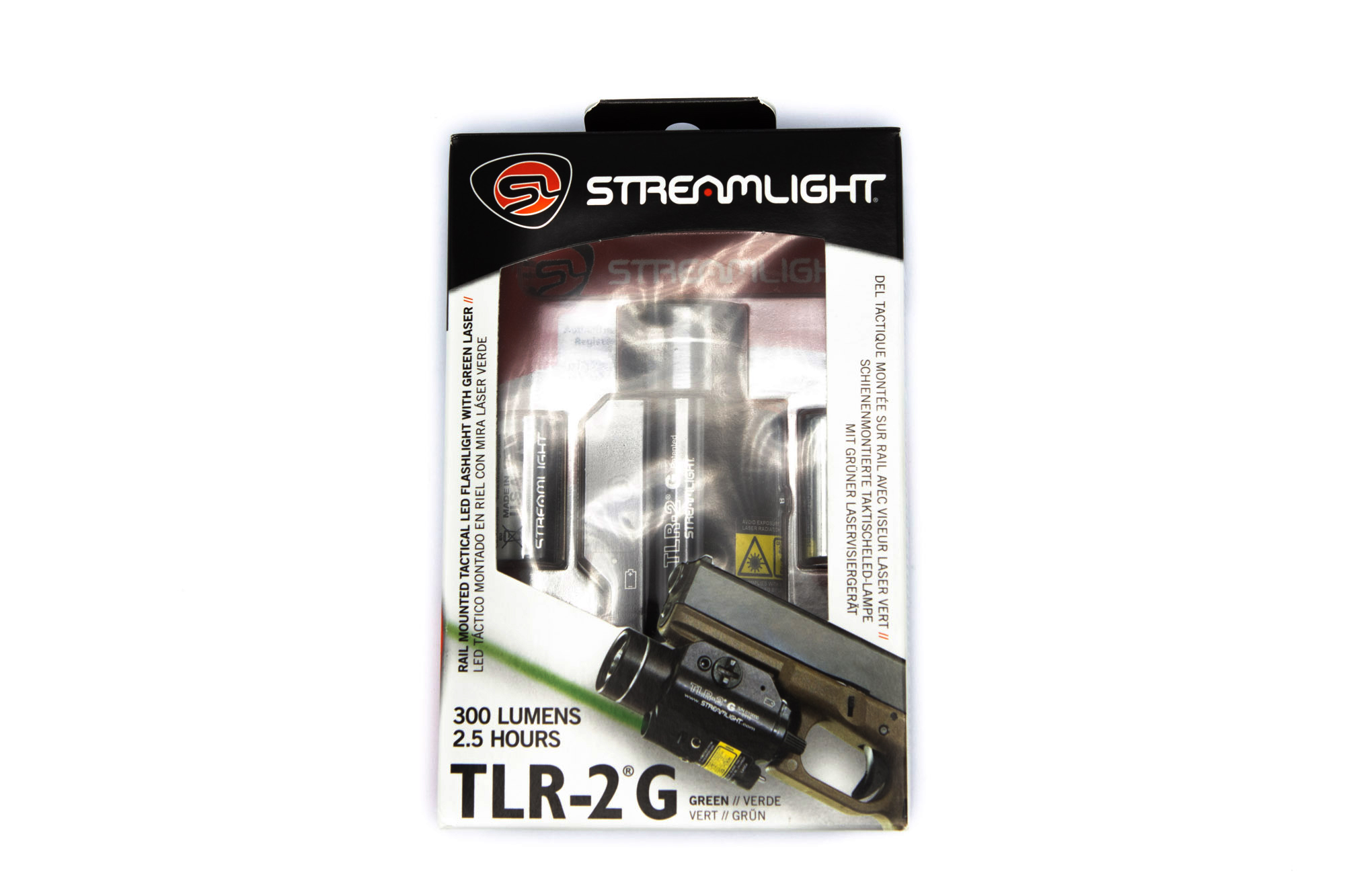 Streamlight Taktische LED Lampe TLR-2-G mit Laser