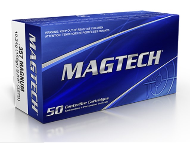 Magtech .357 Mag. 158gr SJHP (357B)
