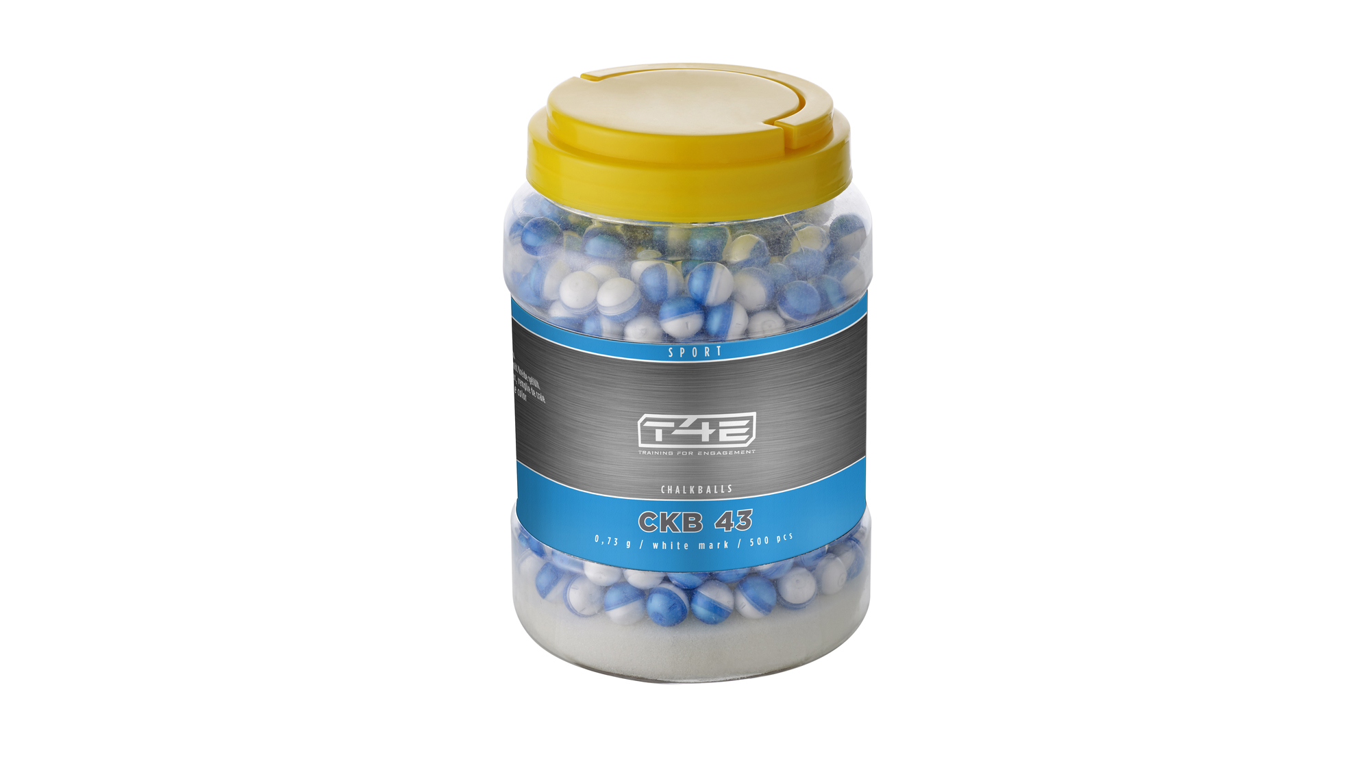 T4E Chalk Balls .50 500er Packung, 0,73 g, weiss
